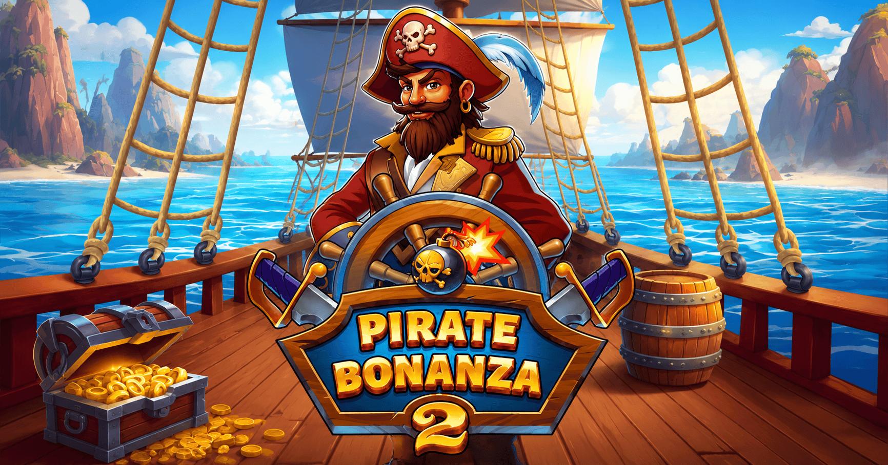Pirate Bonanza 2 Slot – Demo & Review slot cover image