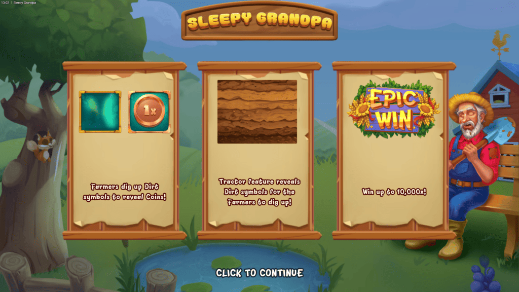 Backseat gaming sleepy grandpa intro screen