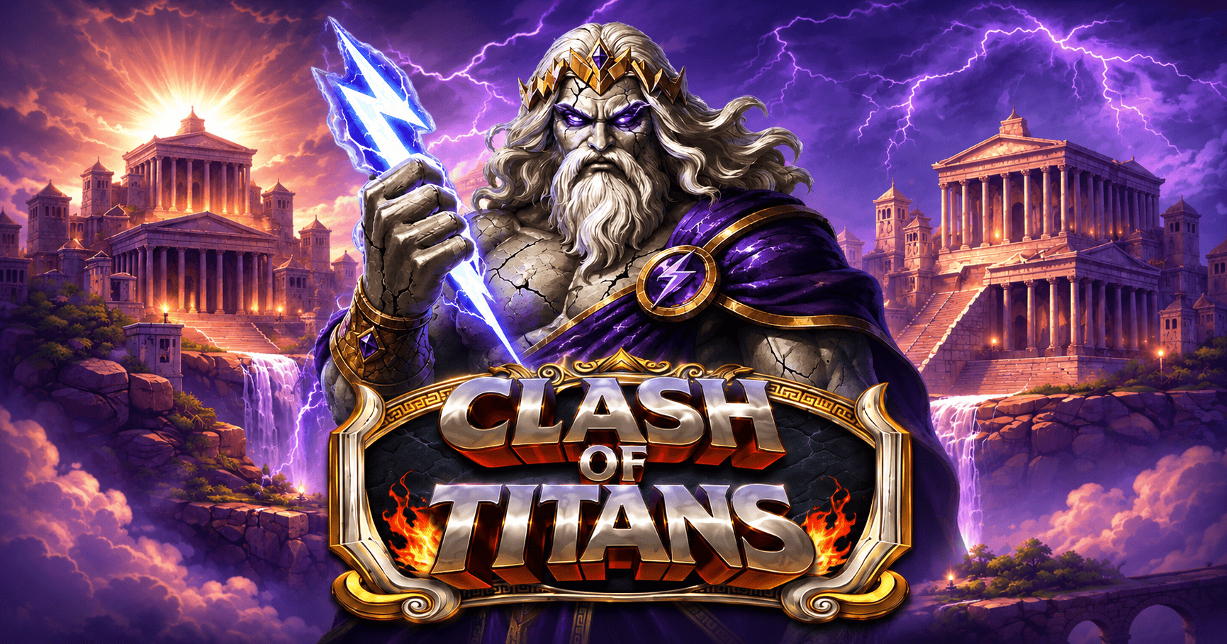 Clash of Titans Slot Demo by Black Coffee Studios slot cover image