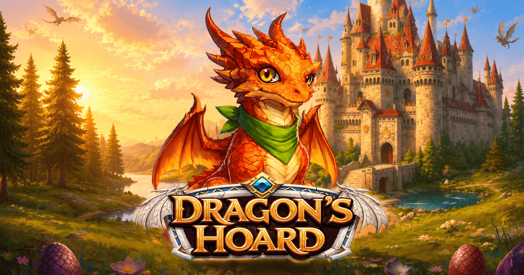 Dragons Hoard Slot Demo by Black Coffee Studios slot cover image