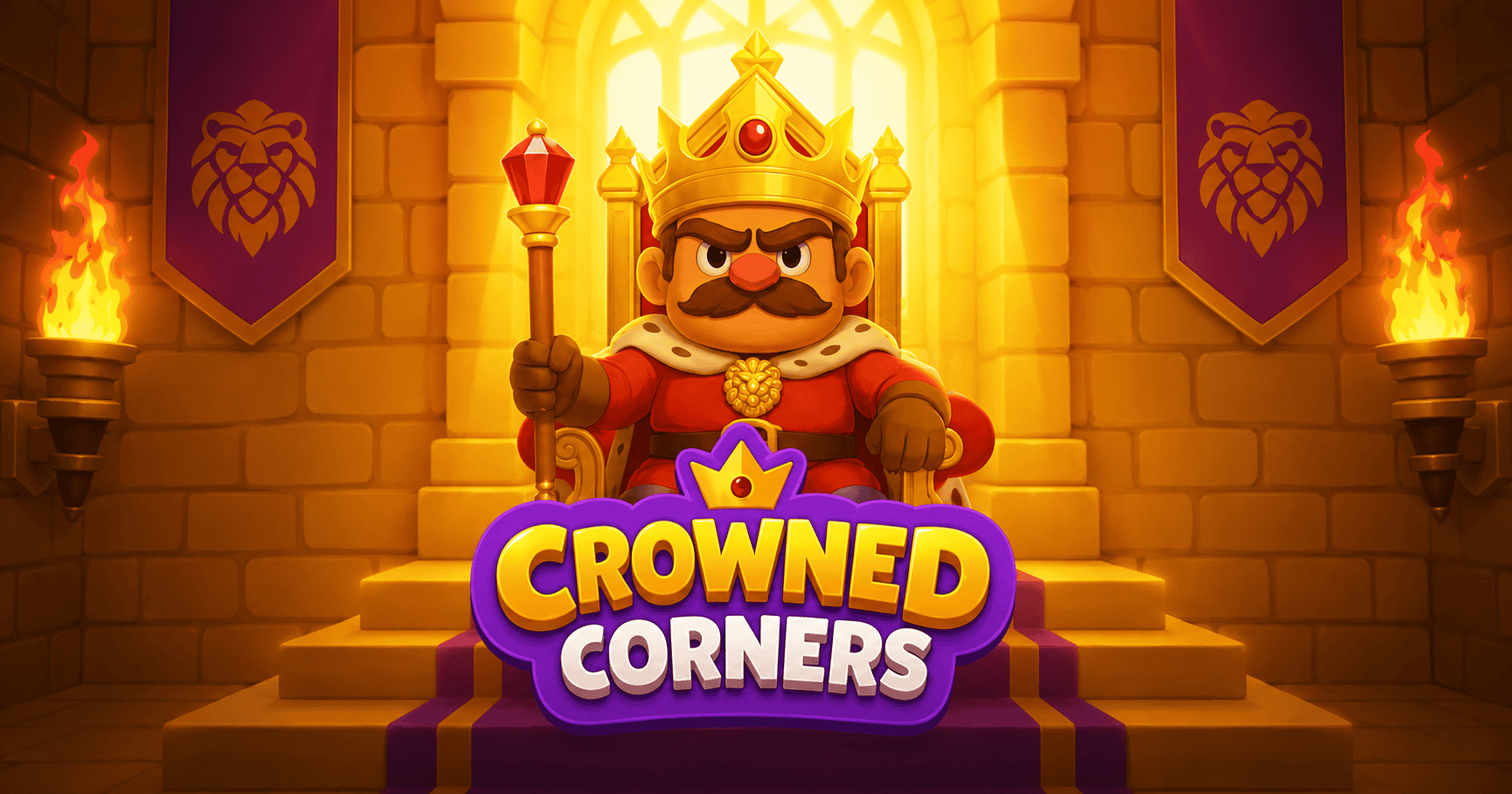 Crowned Corners Slot Demo by Bullshark Games slot cover image