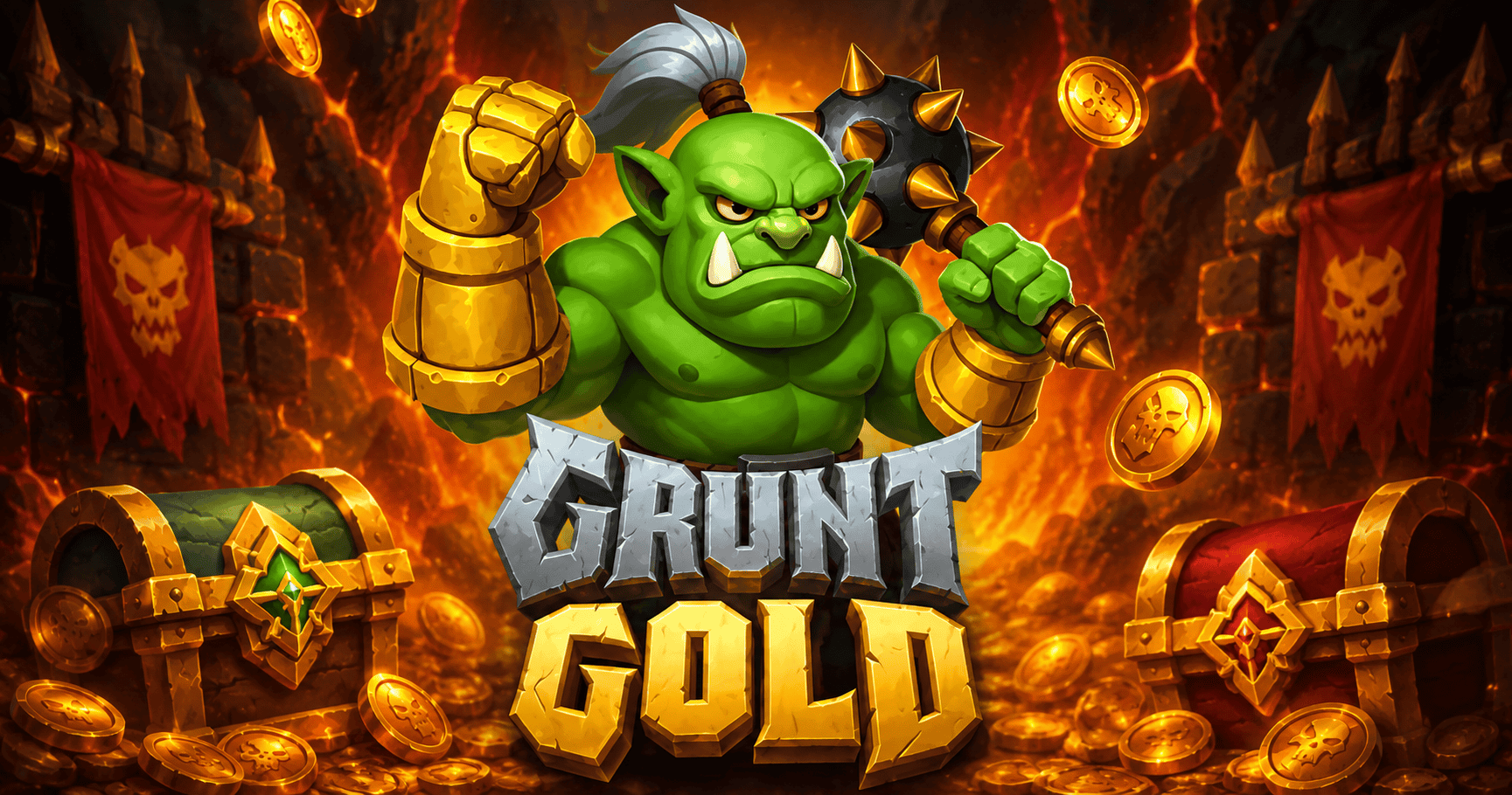 Grunt Gold Slot Demo by Bullshark Games slot cover image