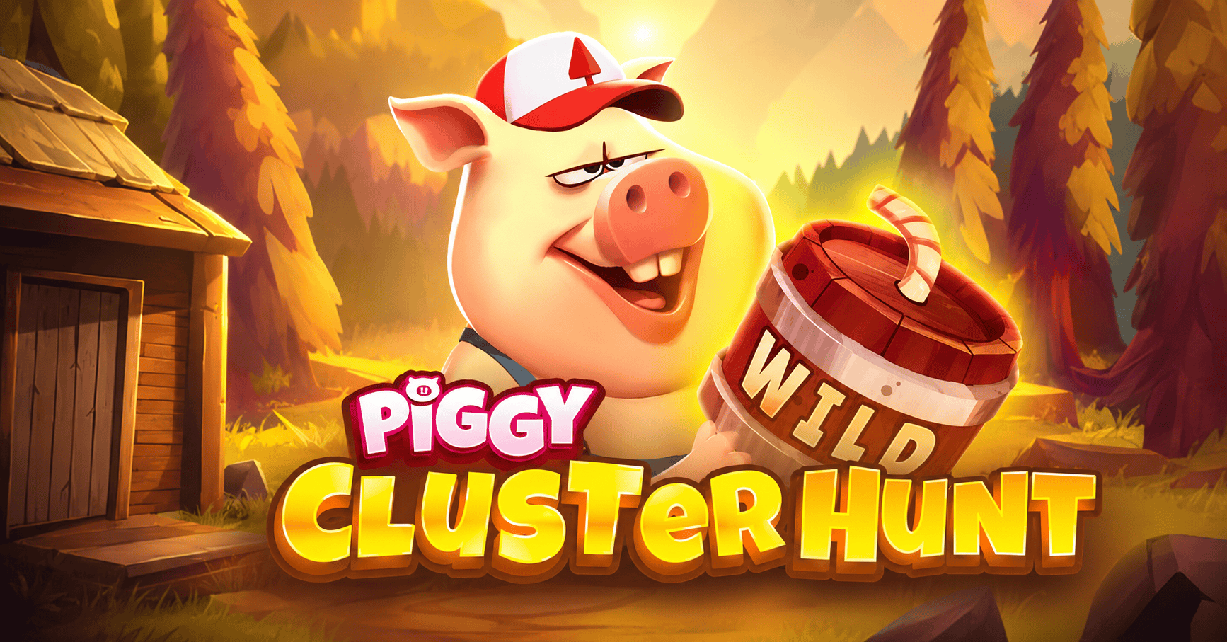 Piggy Cluster Hunt Slot Demo by Bullshark Games slot cover image