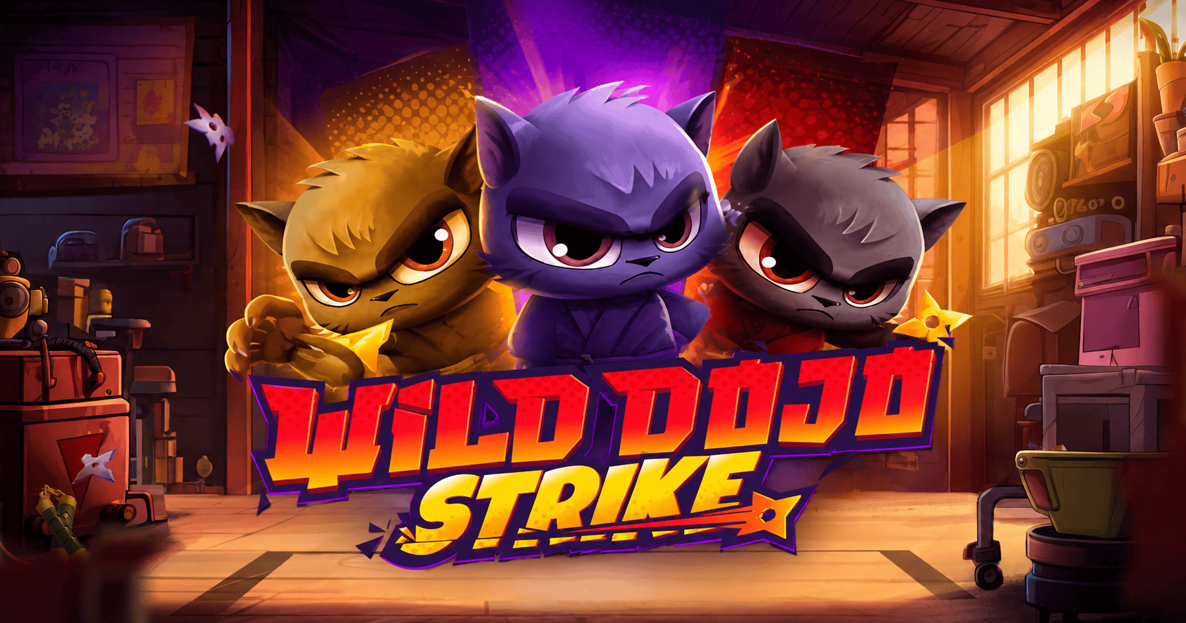 Wild Dojo Strike Slot Demo by Bullshark Games slot cover image