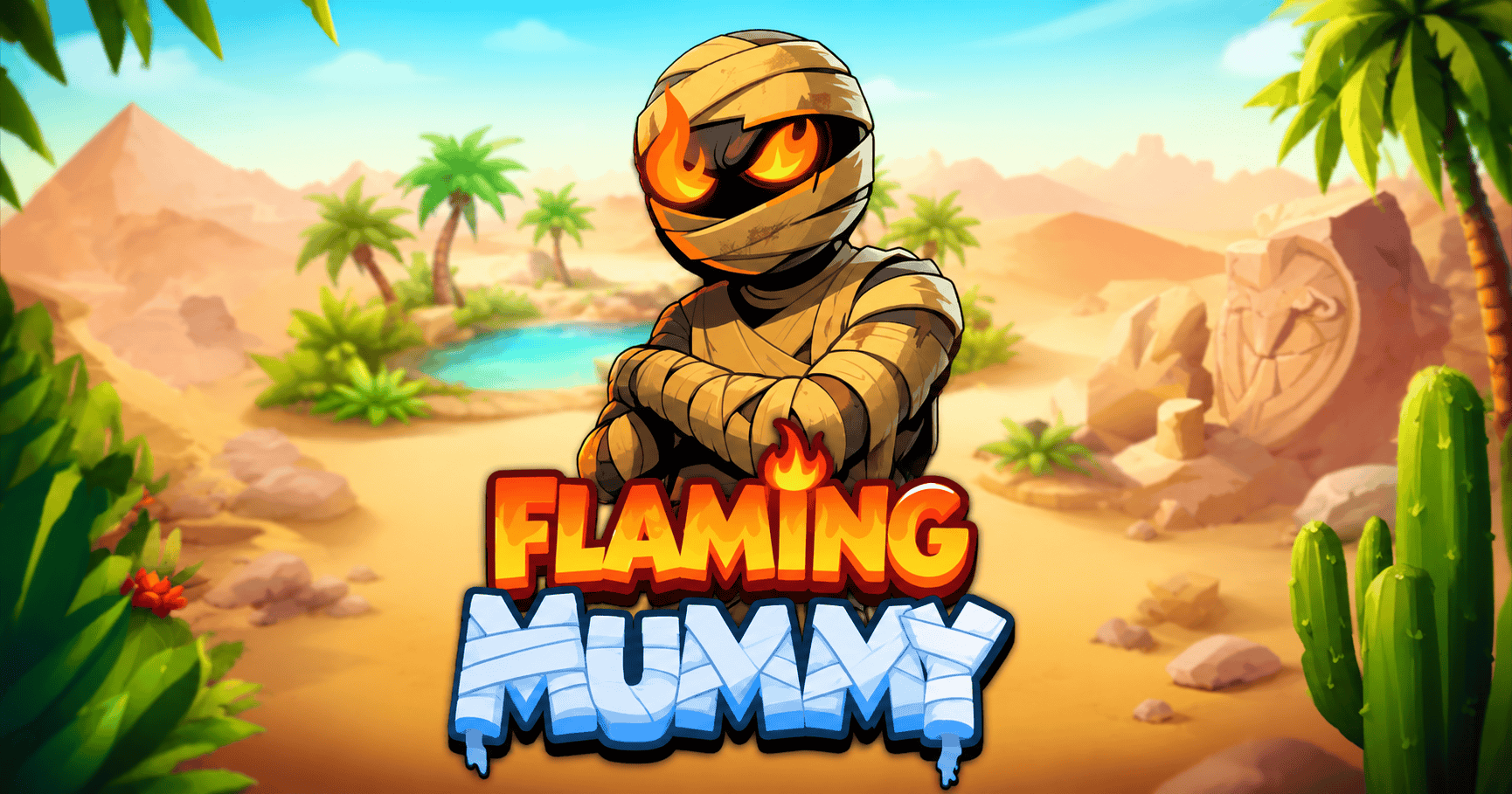Flaming Mummy Slot Demo by Colorful Play slot cover image