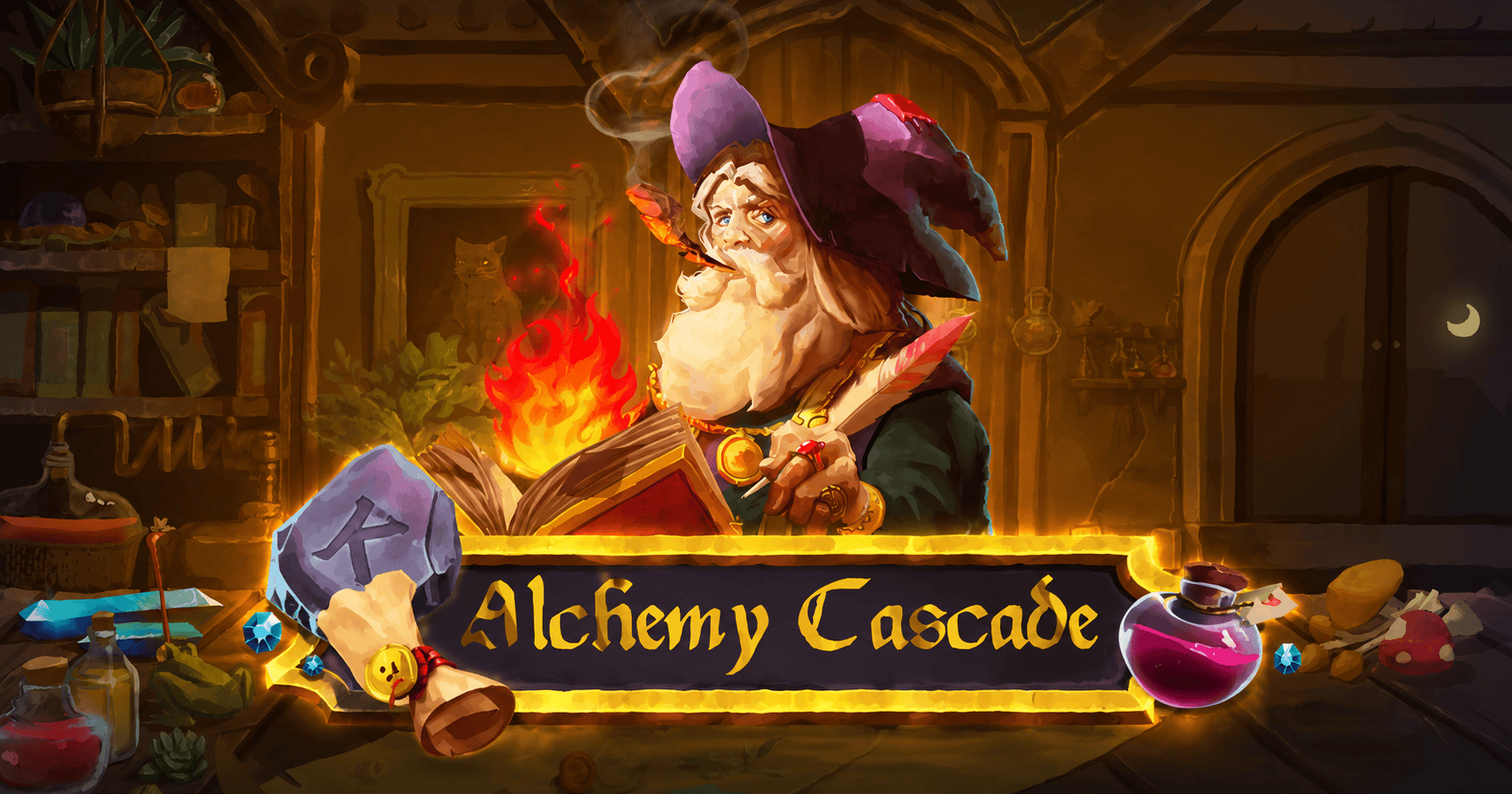 Alchemy Cascade Slot Demo by Creative City slot cover image