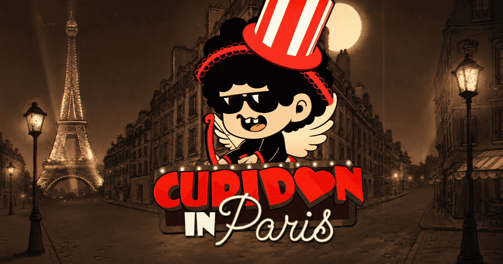 Cupidon In Paris Slot Demo by Donut Gaming slot cover image