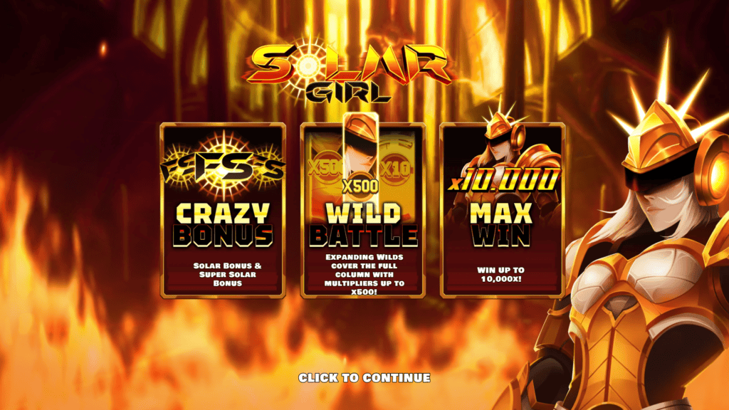 Donutgaming solar girl intro screen