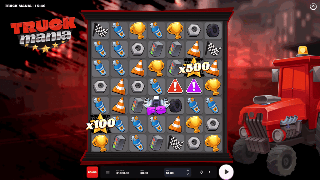 Donutgaming truck mania slot game preview