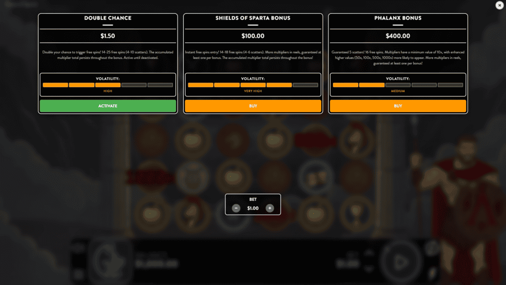 Goldleaf gates of sparta bonus buy