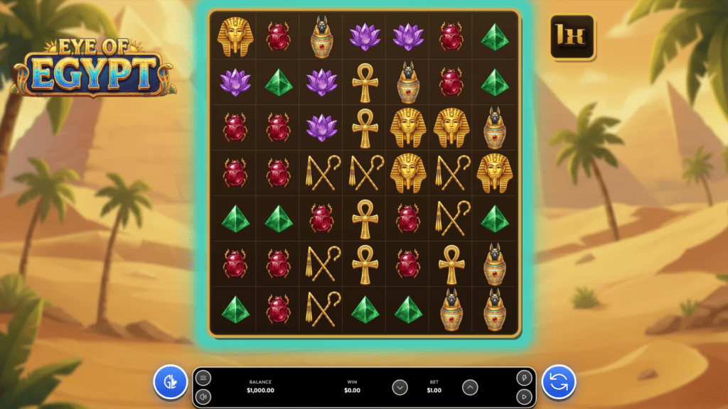 Goldleafstudios eye of egypt slot game preview