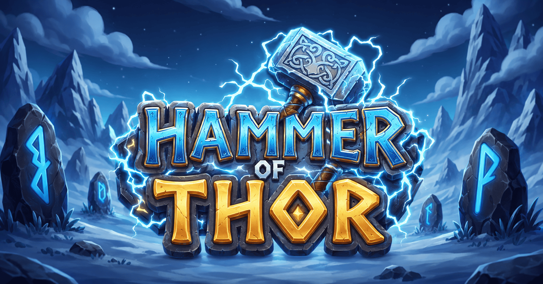 Hammer of Thor Slot Demo by Gold Leaf Studios slot cover image