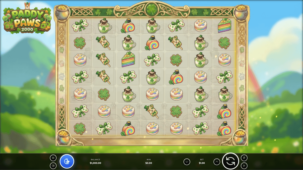 Goldleafstudios paddy paws 2000 slot game preview