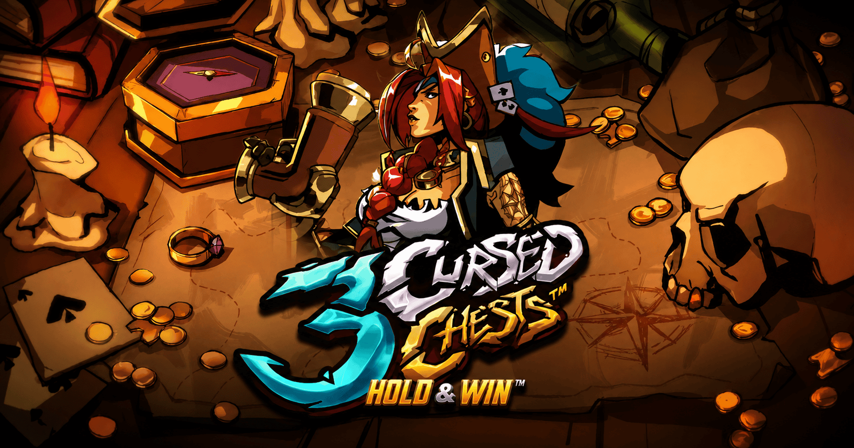 3 Cursed Chests Slot Demo by Hacksaw Gaming slot cover image
