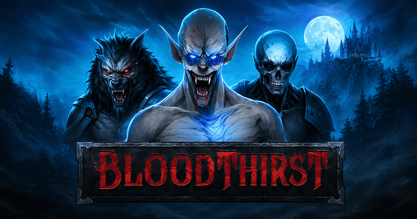 Bloodthirst Slot Demo by Hacksaw Gaming slot cover image