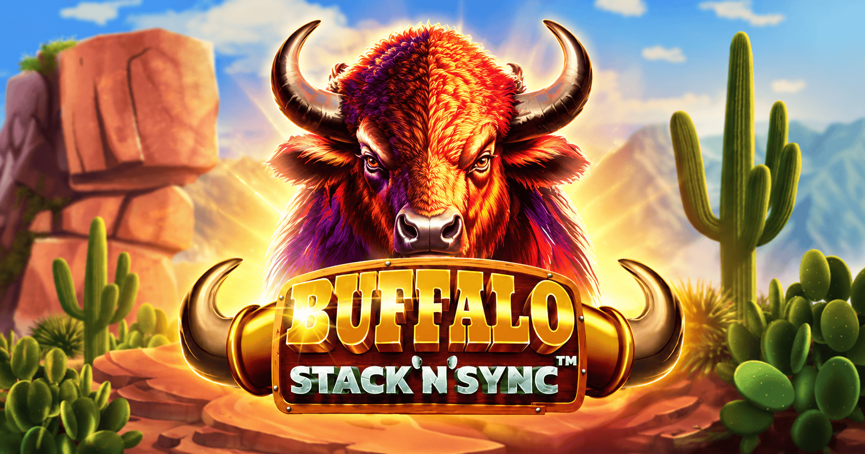 Buffalo Stack ‘n’ Sync Slot Demo by Hacksaw Gaming slot cover image