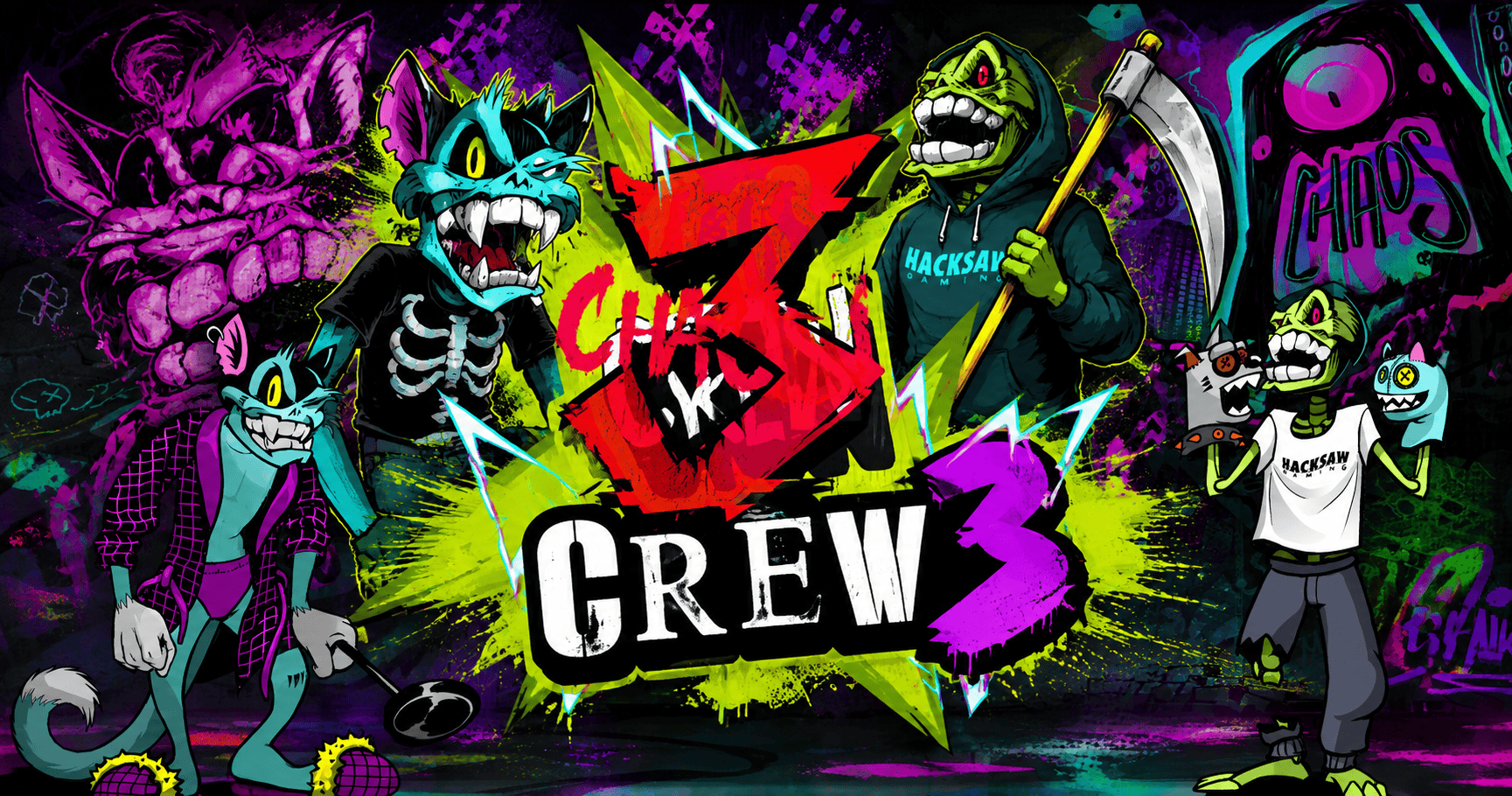 Chaos Crew 3 Slot – Demo & Review slot cover image