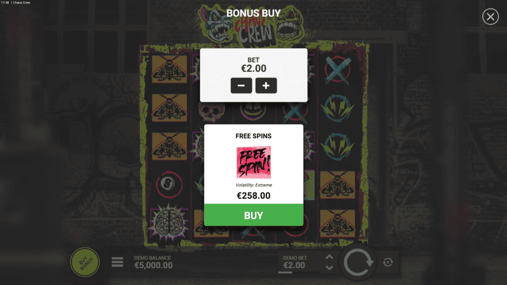 Hacksaw gaming chaos crew bonus buy