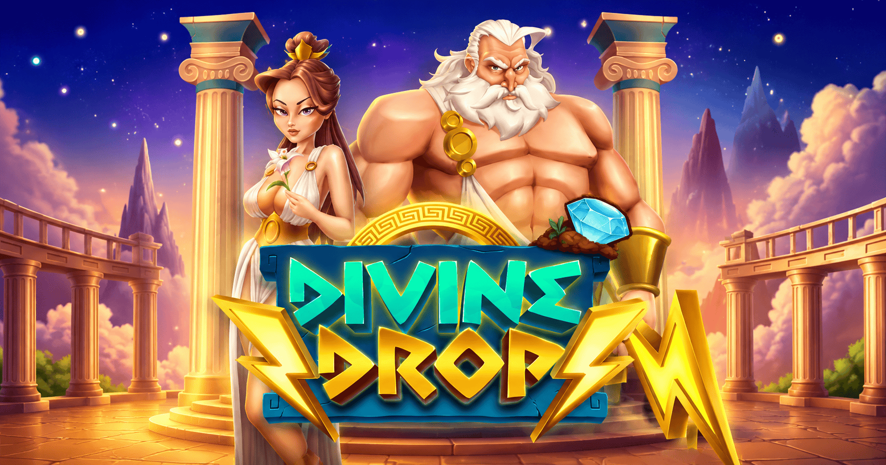 Divine Drop Slot Demo by Hacksaw Gaming slot cover image