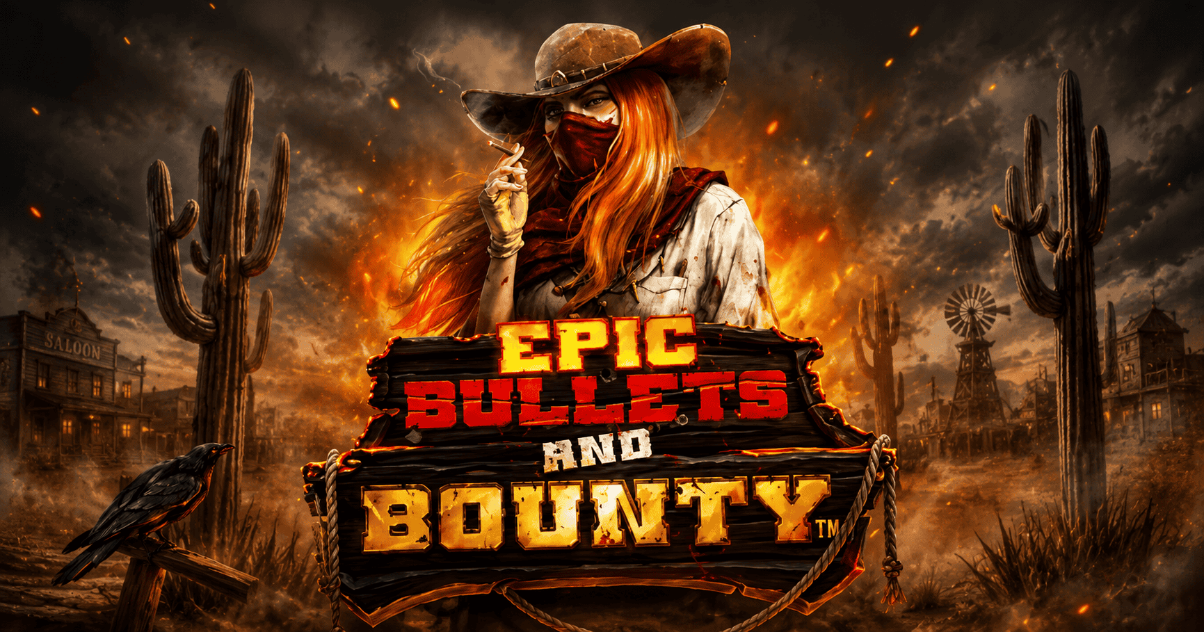 Epic Bullets & Bounty Slot Demo by Hacksaw Gaming slot cover image
