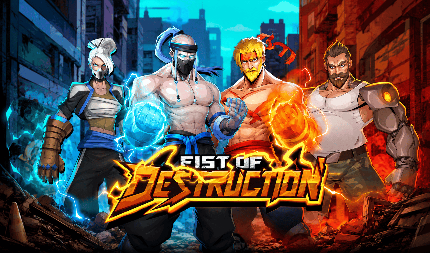 Fist of Destruction Slot Demo by Hacksaw Gaming slot cover image