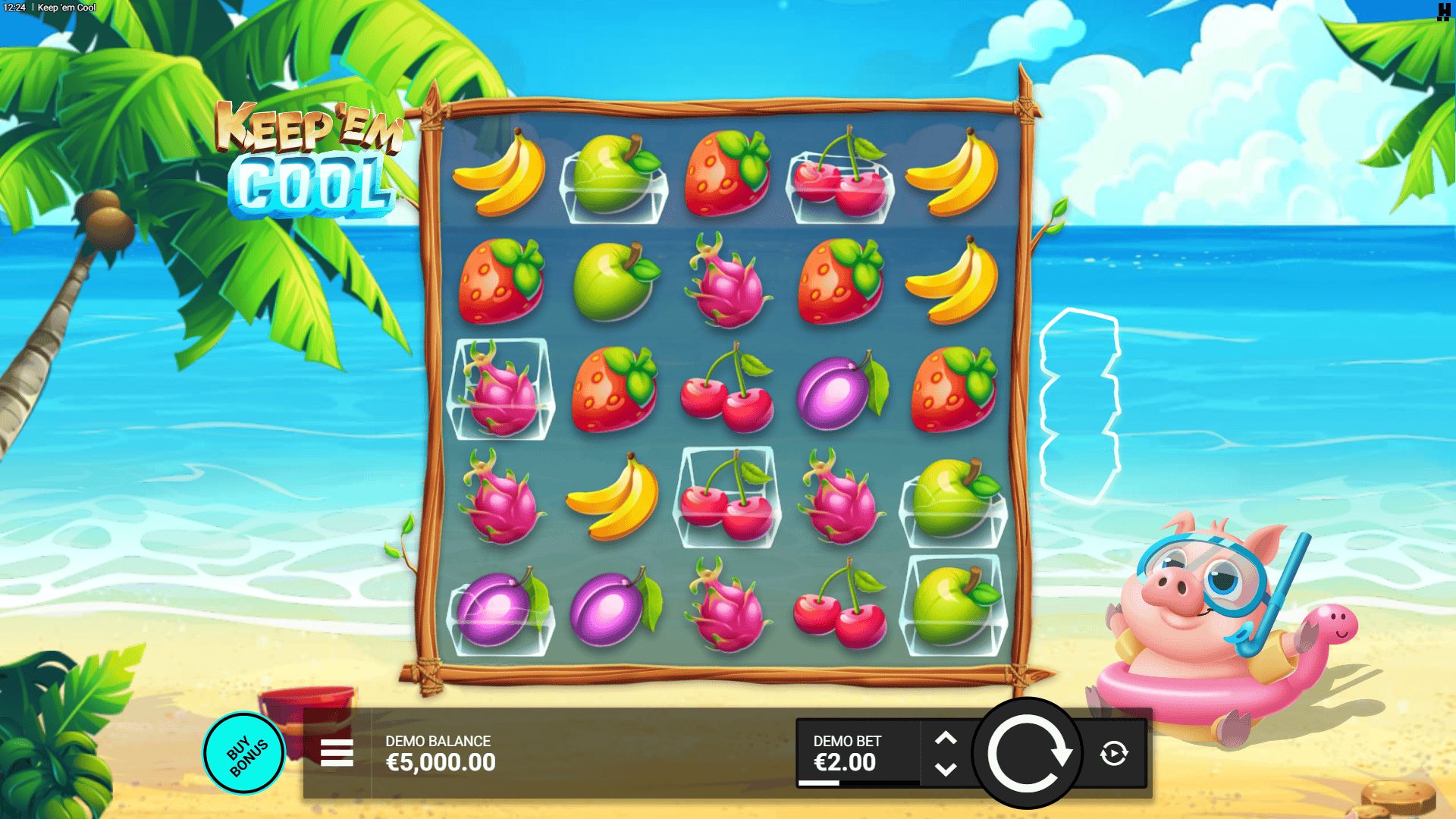 Keep ‘Em Cool slot gameplay reels