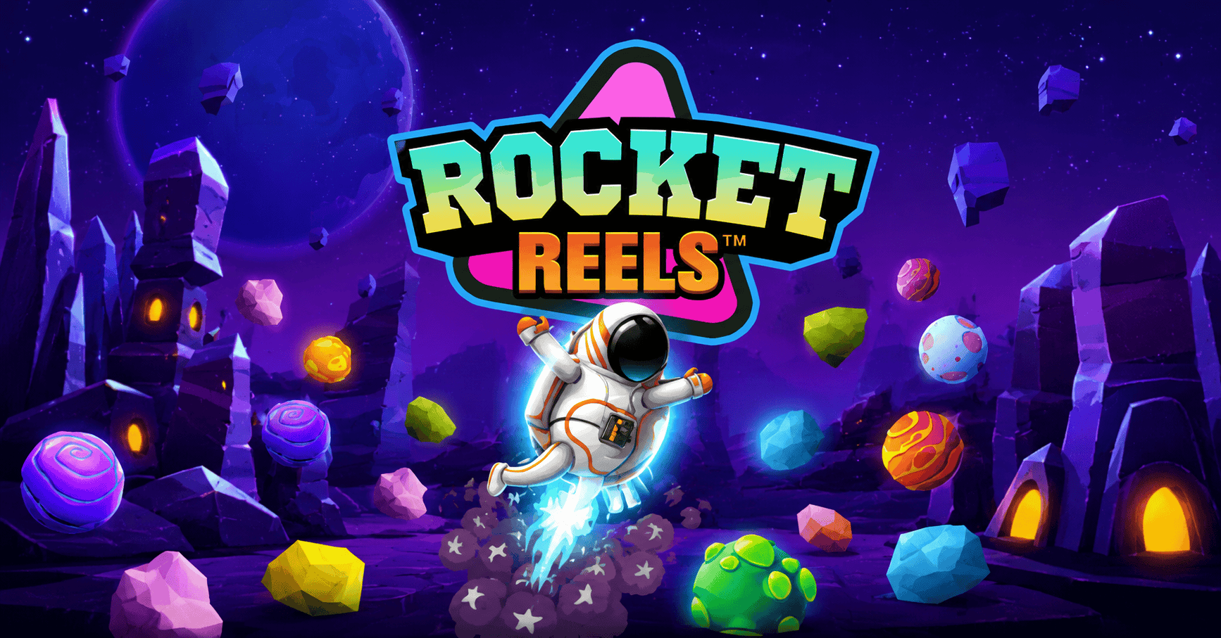 Rocket Reels Slot Demo by Hacksaw Gaming slot cover image