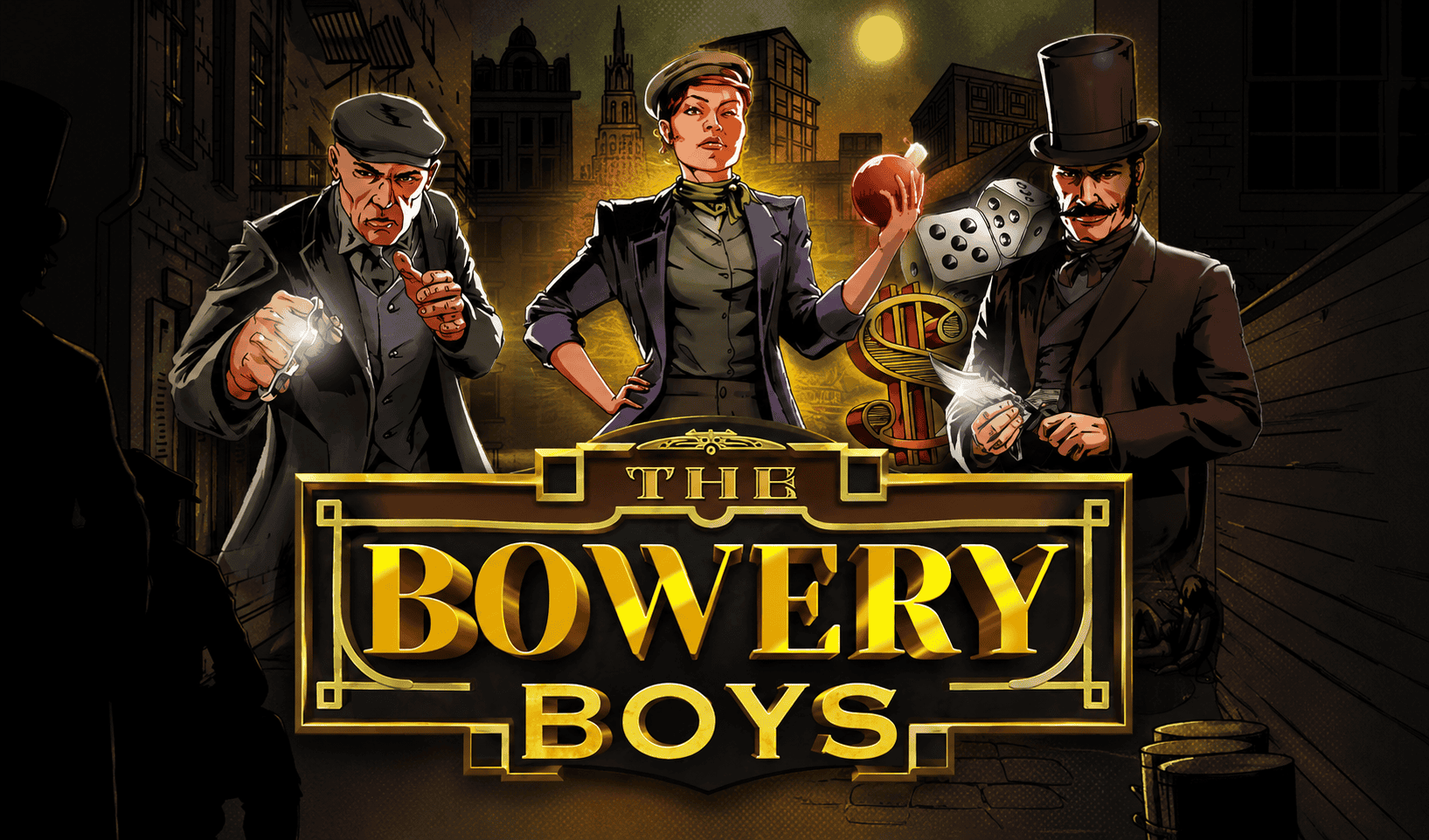 The Bowery Boys Slot Demo by Hacksaw Gaming slot cover image