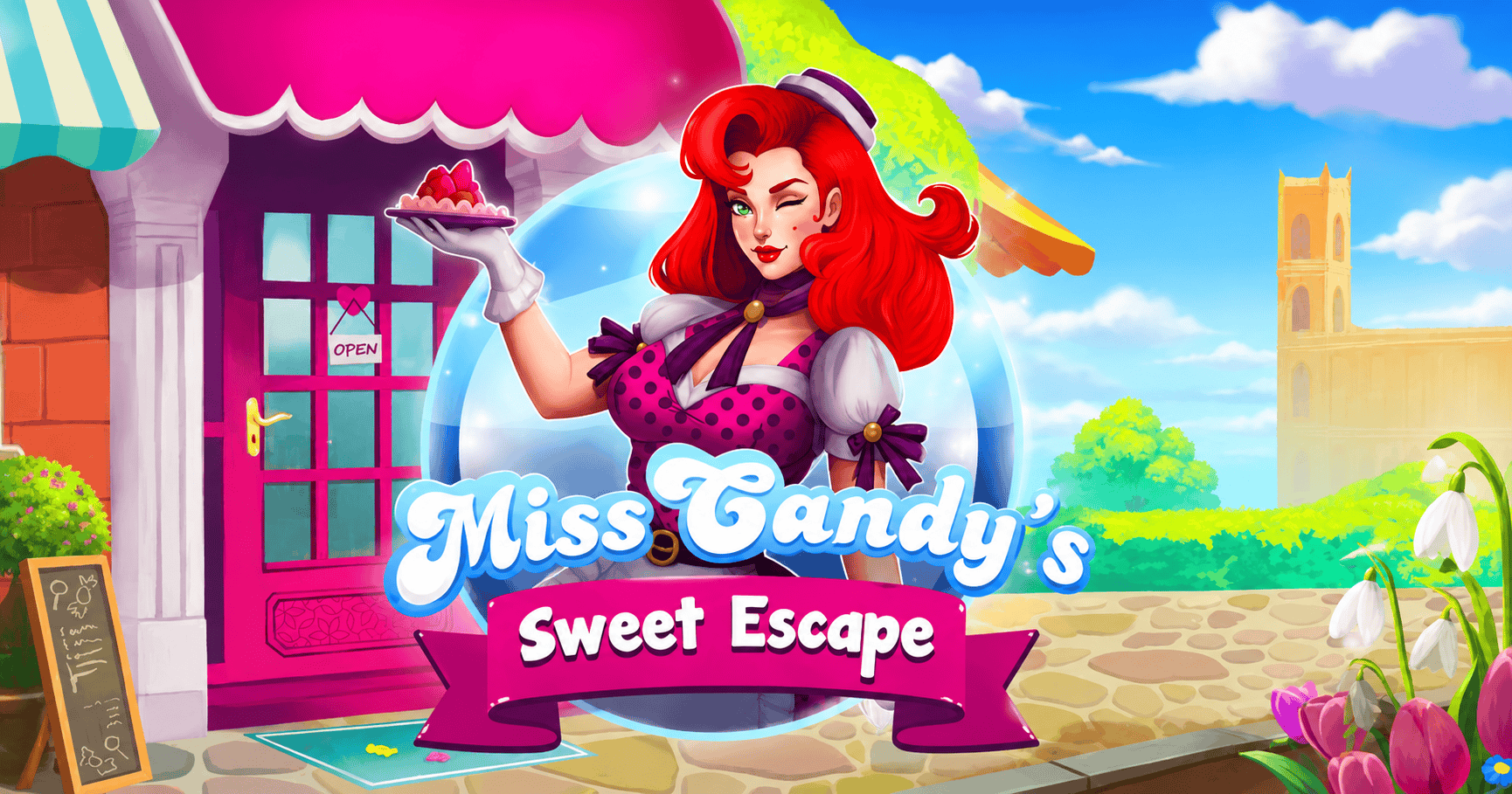 Miss Candy’s Sweet Escape Slot Demo by Kitsune Studios slot cover image