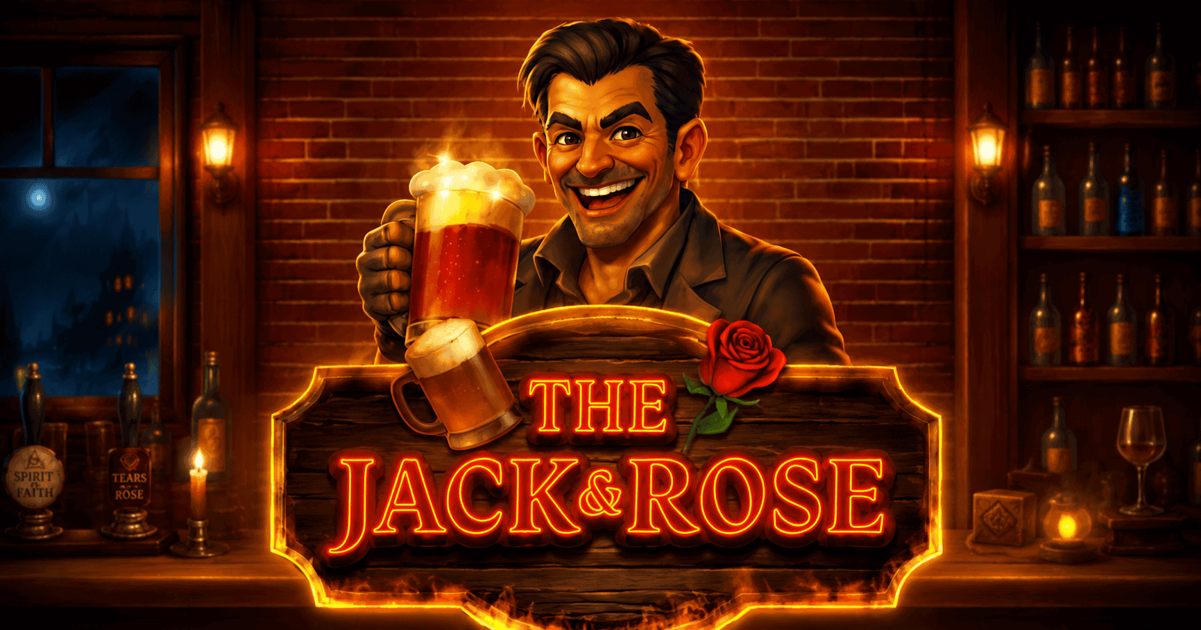 The Jack & Rose Slot Demo by Kitsune Studios slot cover image