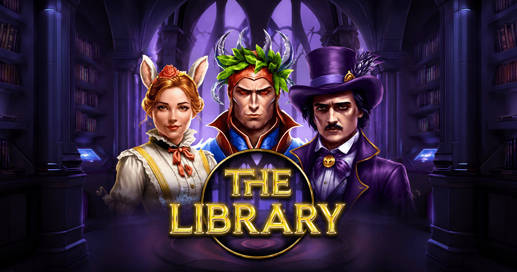 The Library Slot – Demo & Review slot cover image