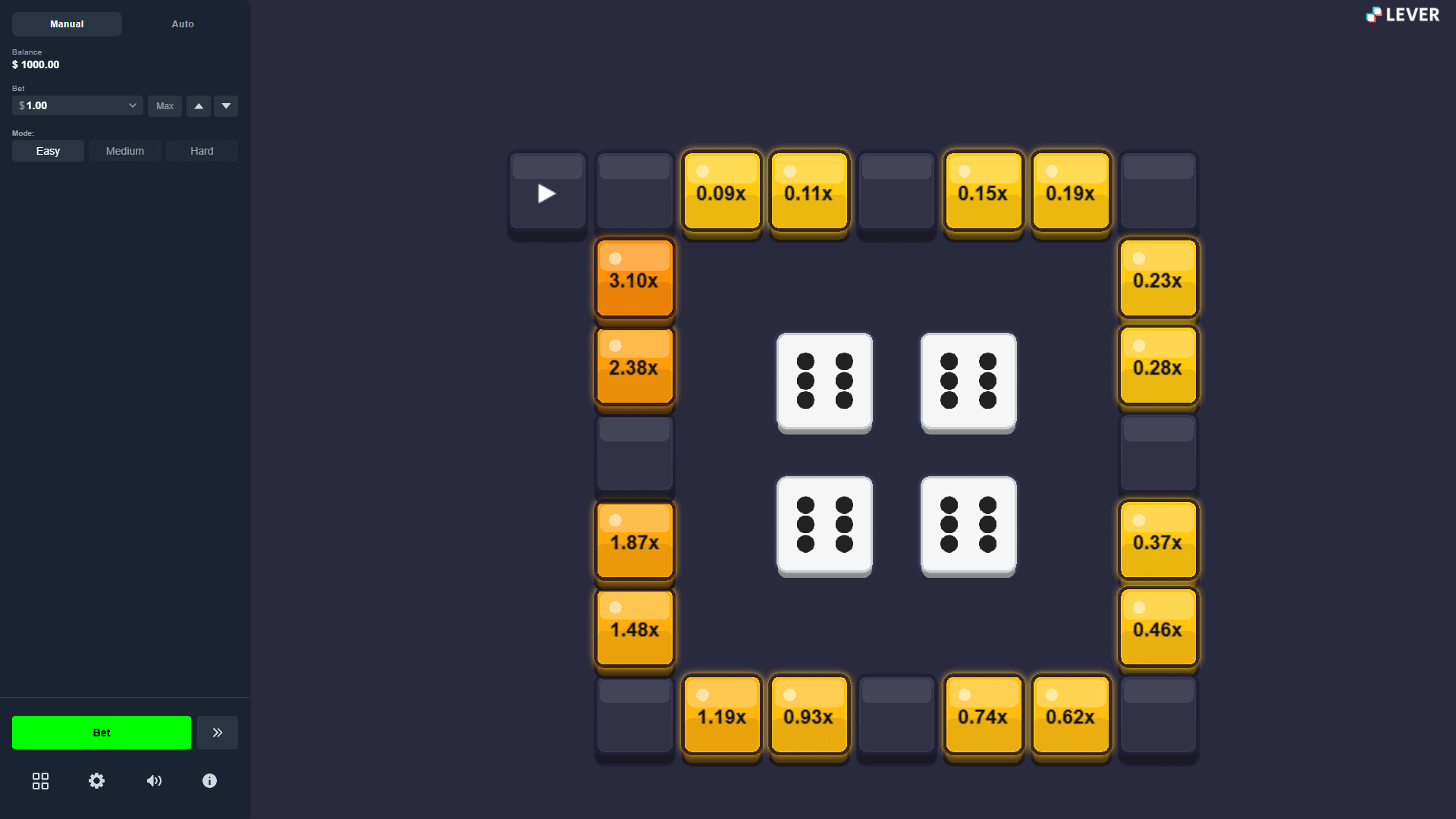 Roll Runner slot gameplay reels