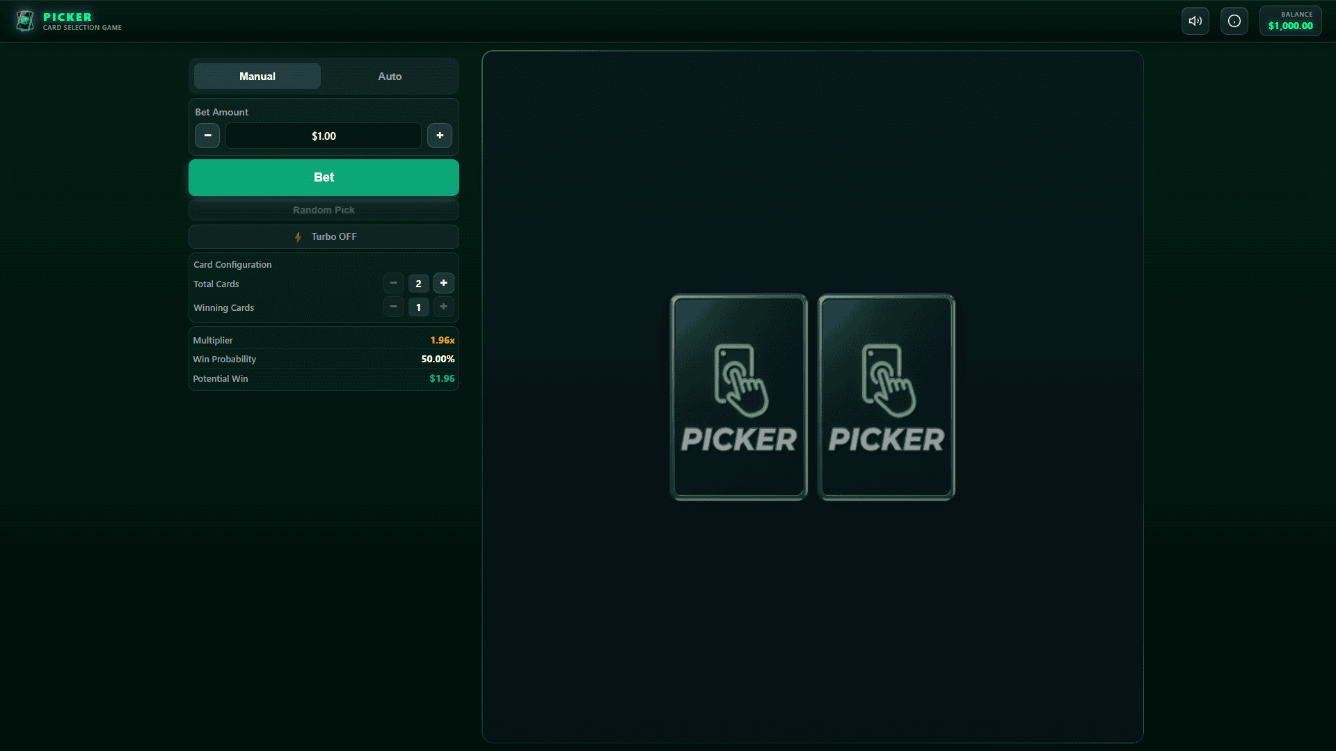 Picker slot gameplay reels