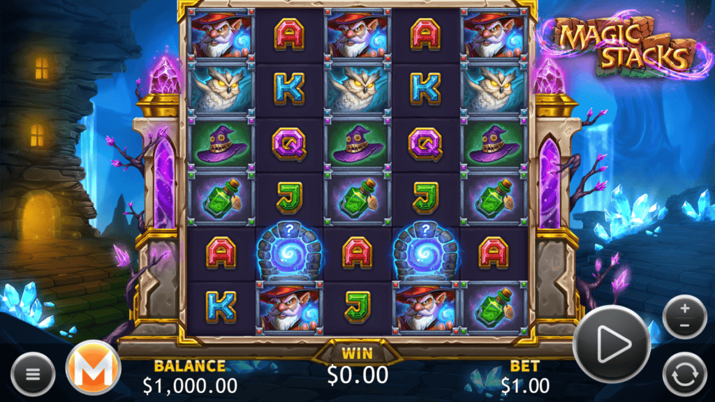 Massive magic stacks slot game preview