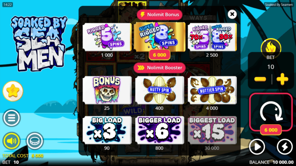 Nolimit city soaked by seamen bonus buy