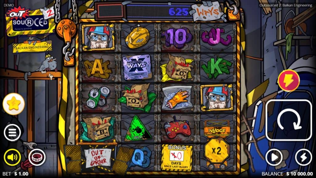 Nolimit outsourced 2 balkan engineering slot game preview 1