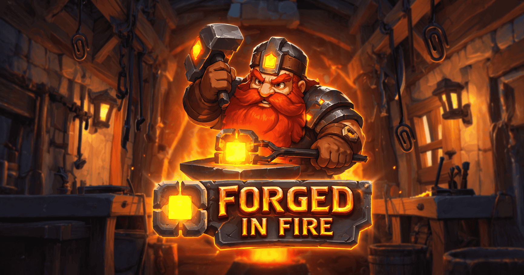 Forged in Fire Slot Demo by Paperclip Gaming slot cover image