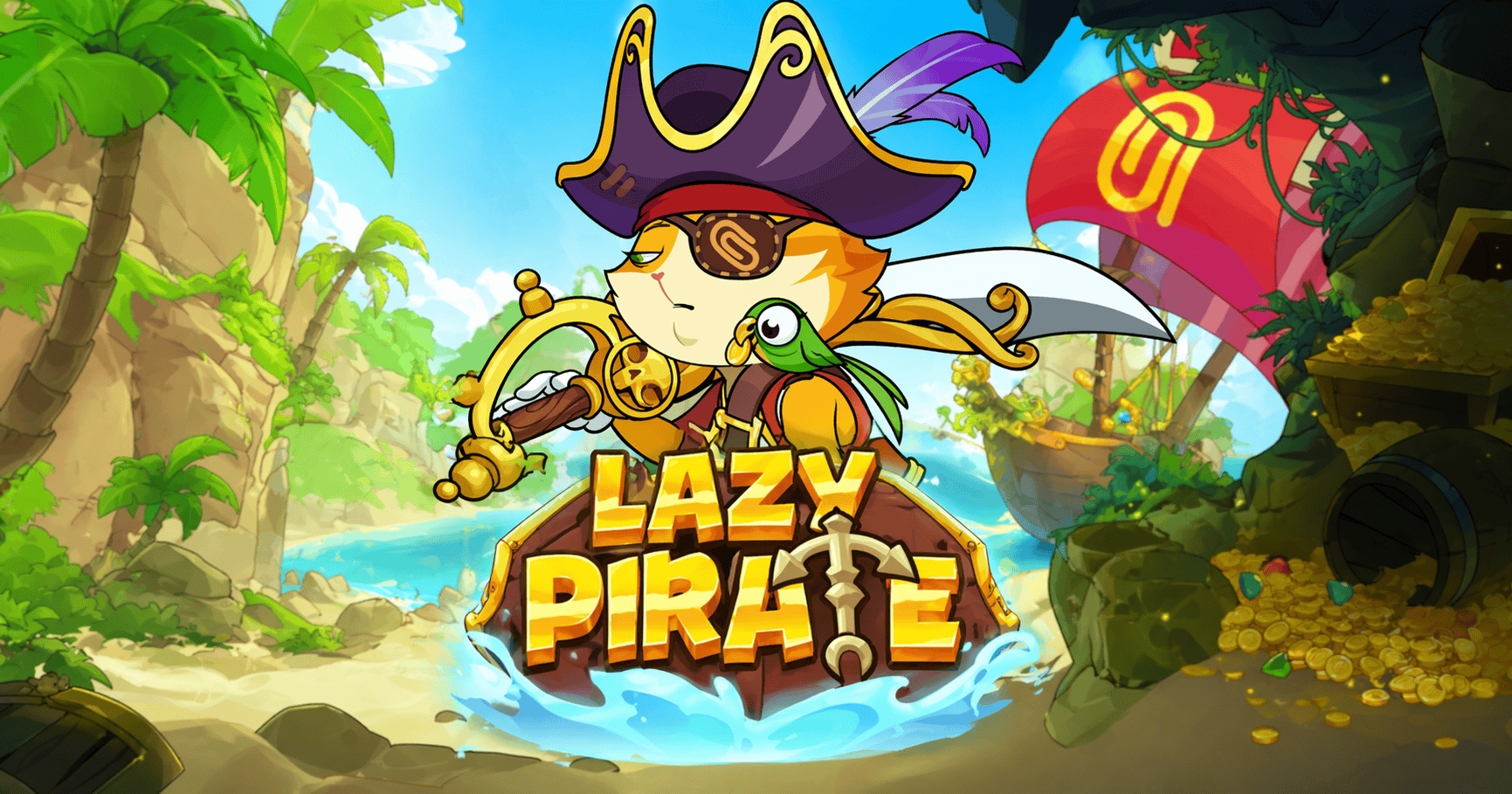 Lazy Pirate Slot Demo by Paperclip Gaming slot cover image