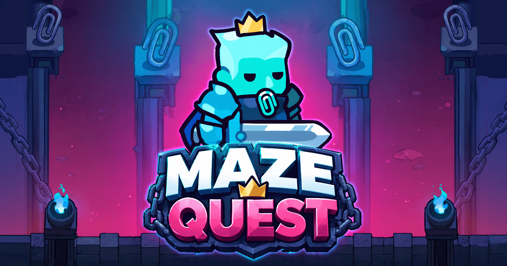 Maze Quest Slot Demo by Paperclip Gaming slot cover image