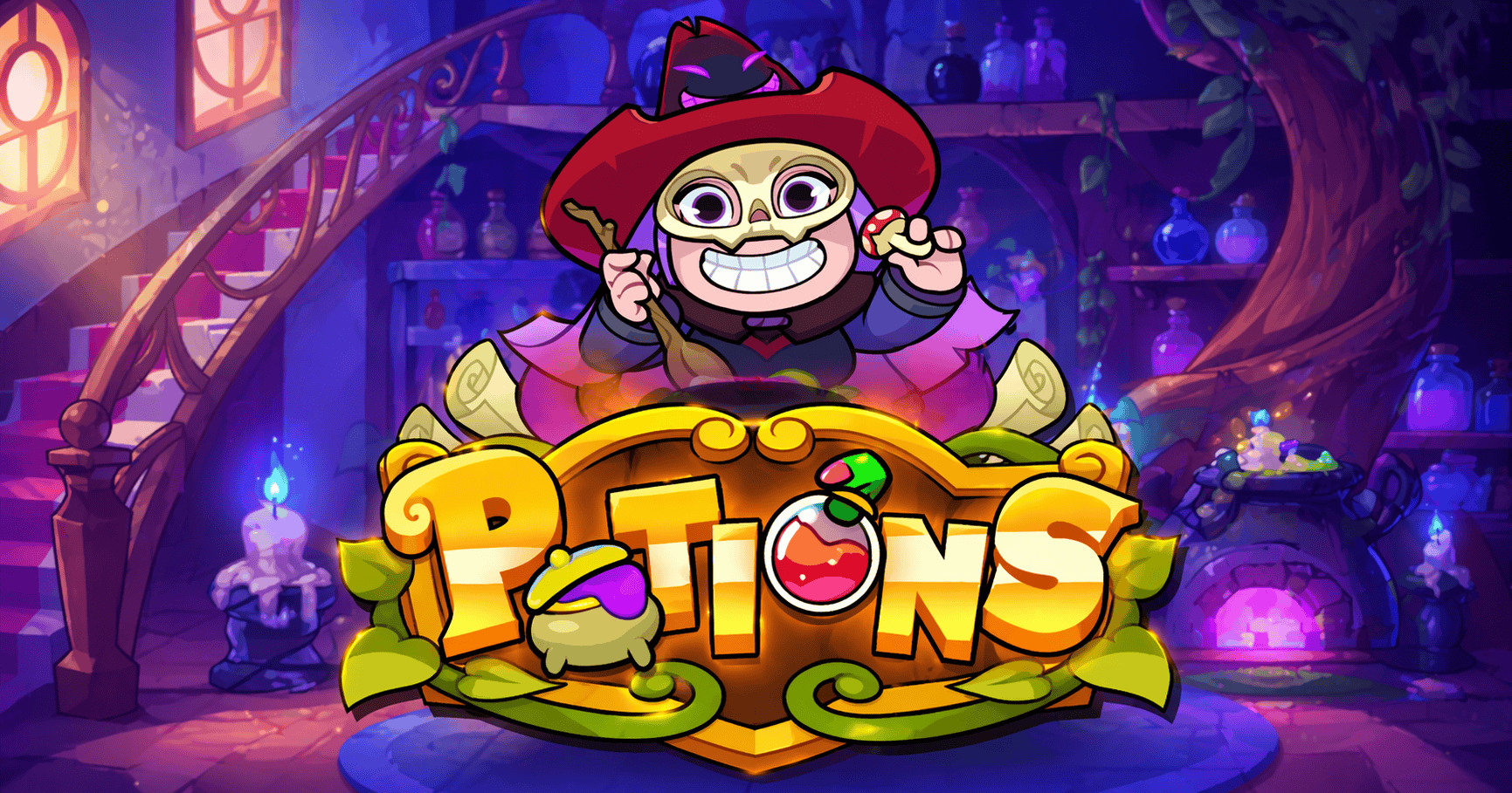 Potions Slot Demo by Paperclip Gaming slot cover image