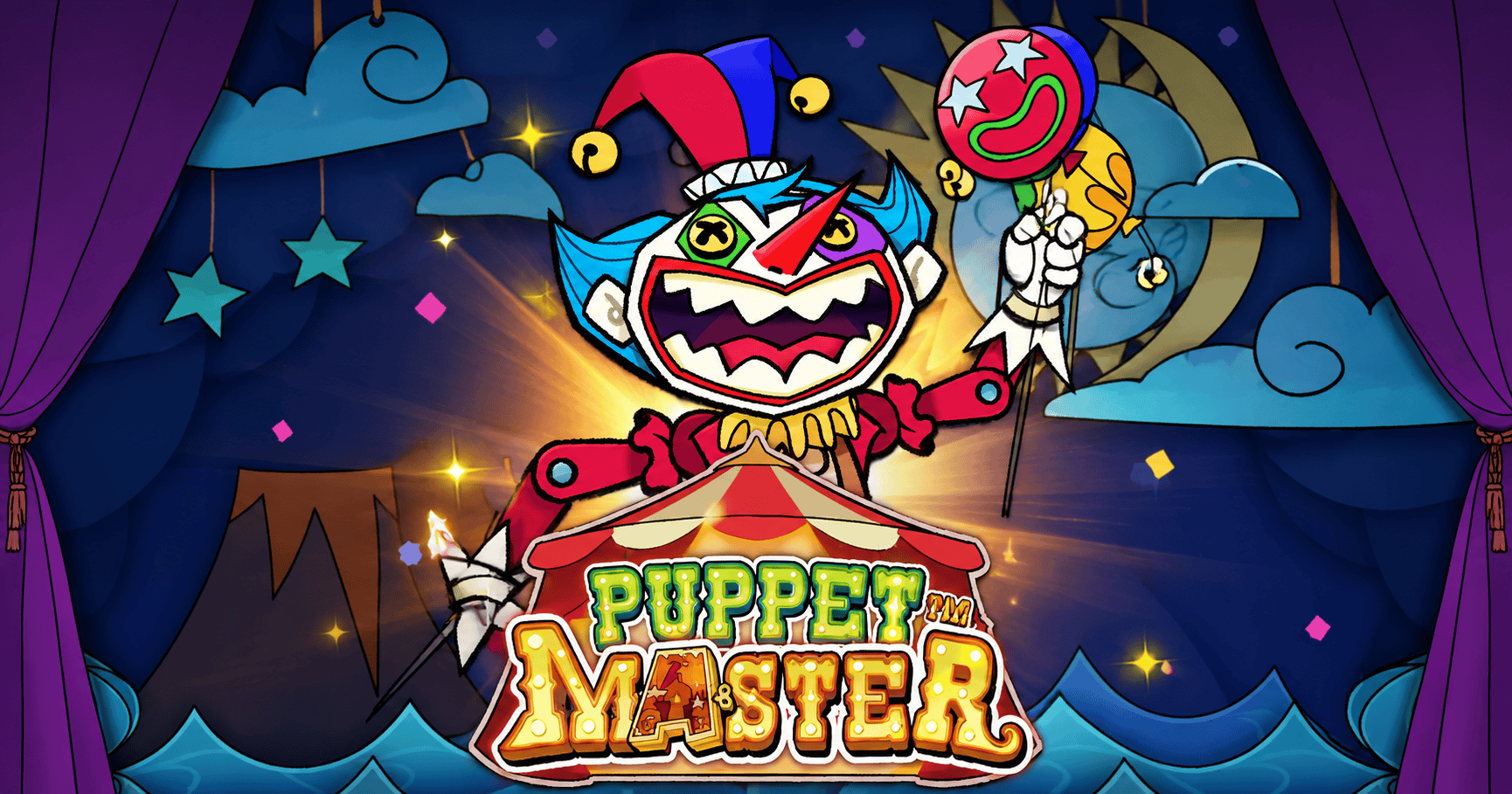 Puppetmaster Slot Demo by Paperclip Gaming slot cover image