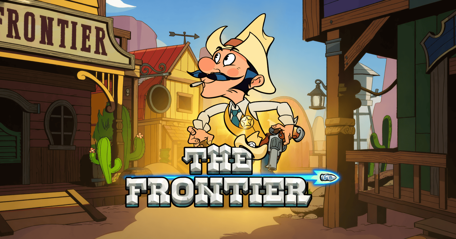 The Frontier Slot Demo by Paperclip Gaming slot cover image
