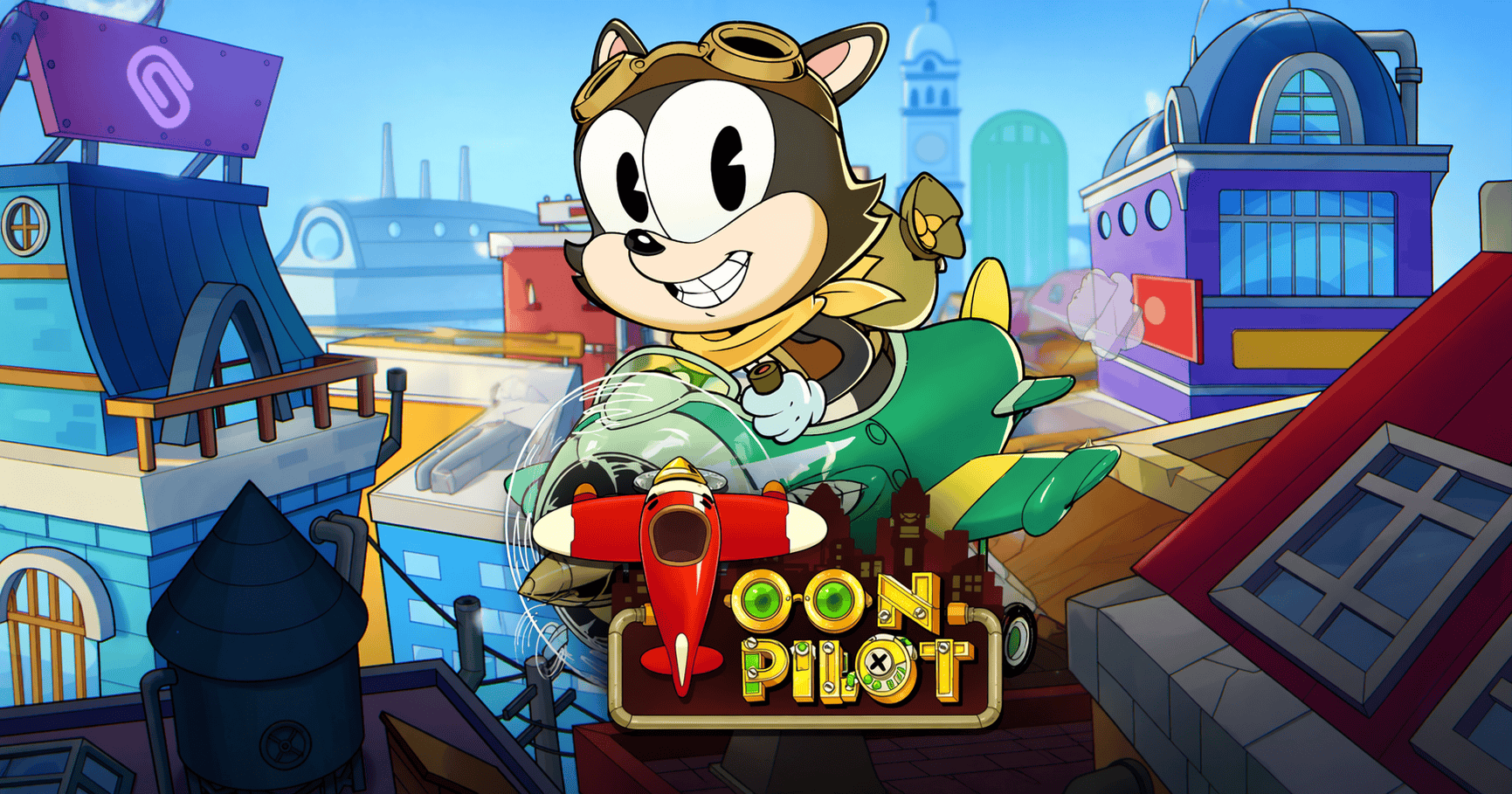 Toon Pilot Slot Demo by Paperclip Gaming slot cover image