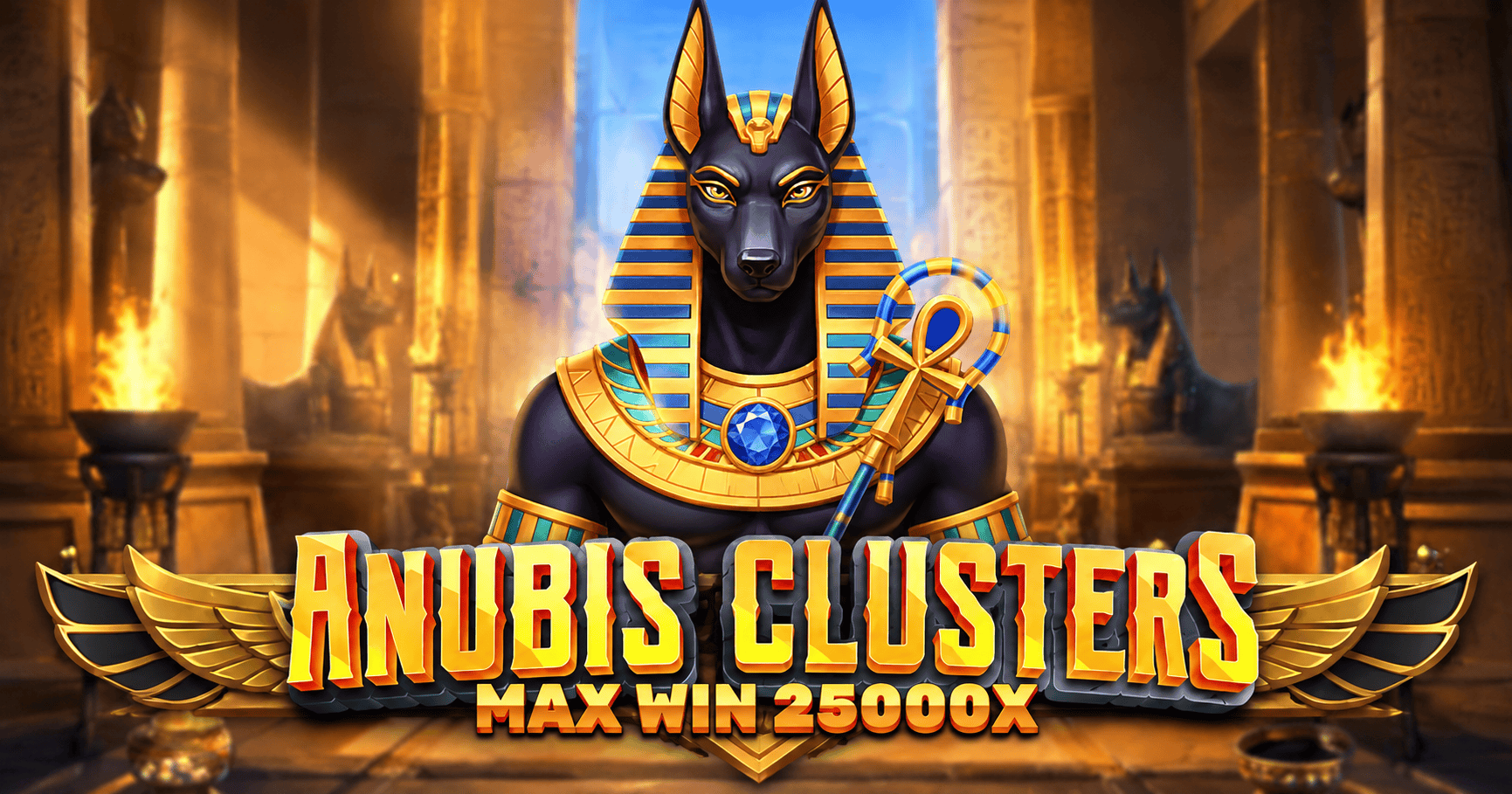 Anubis Clusters Slot Demo by Phantom Interactive slot cover image
