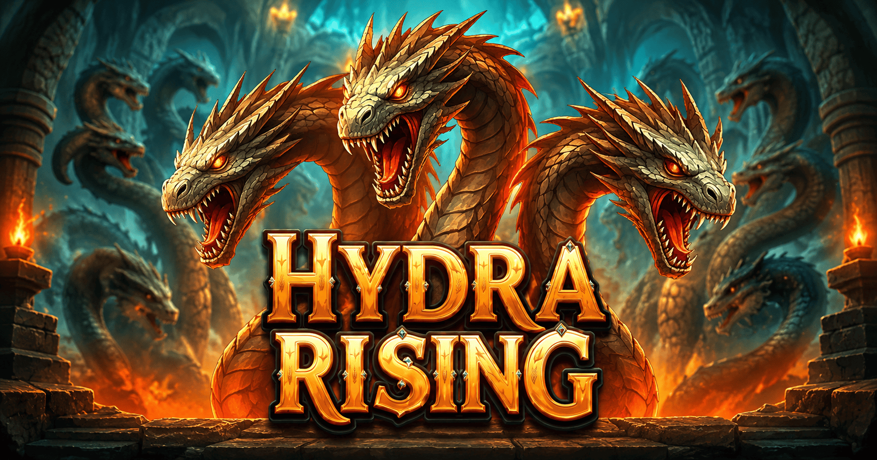 Hydra Rising Slot Demo by Phantom Interactive slot cover image