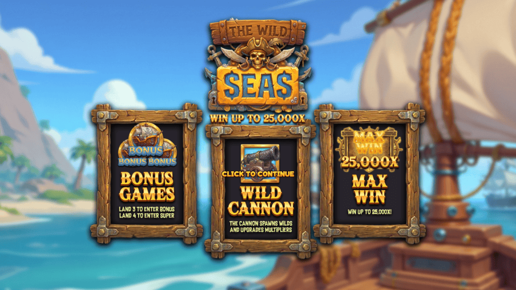 Phantom the wild seas intro screen
