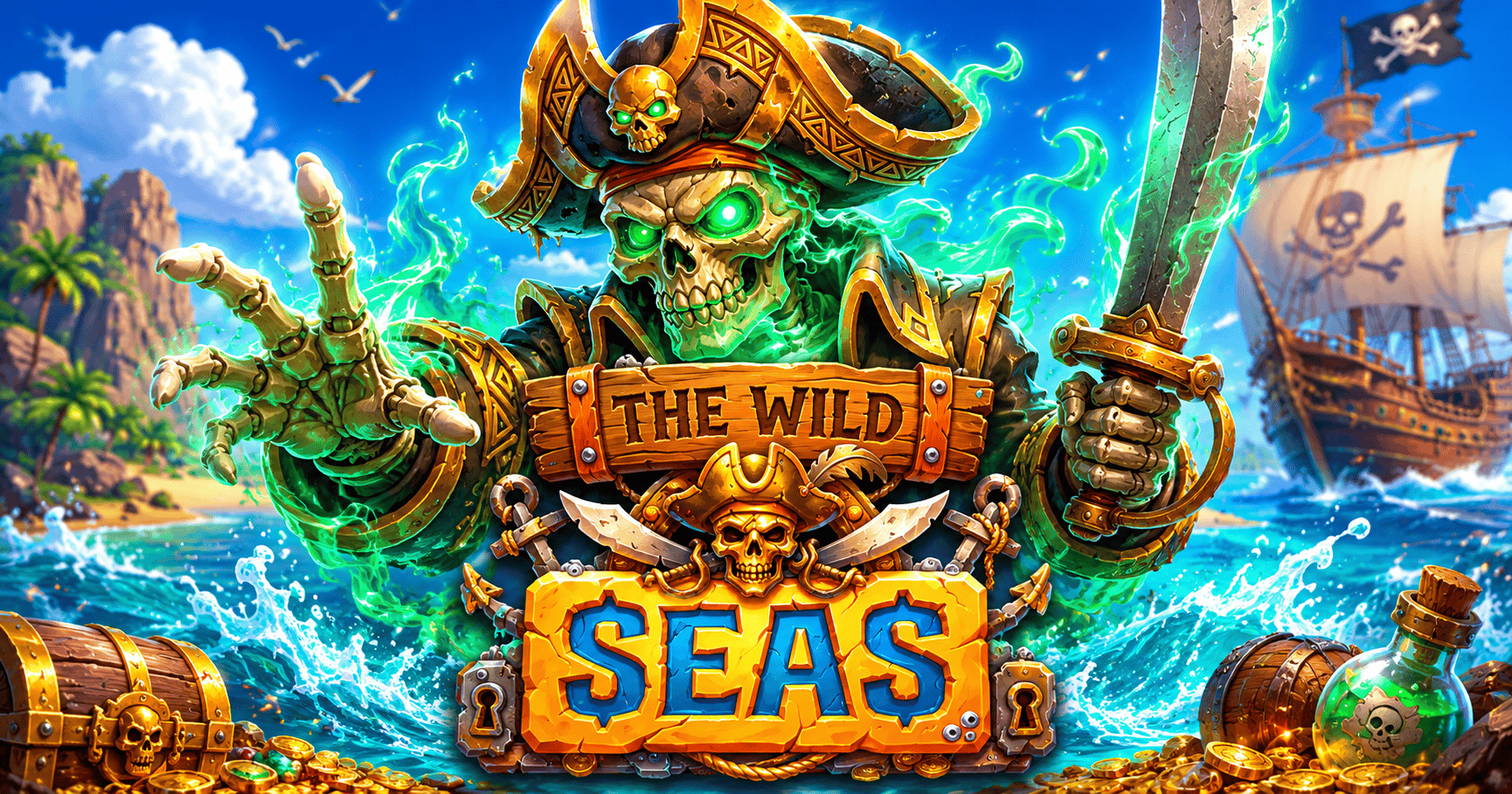 The Wild Seas Slot Demo by Phantom Interactive slot cover image