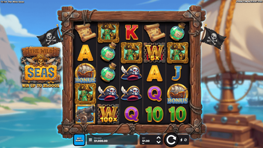 Phantom the wild seas slot game preview