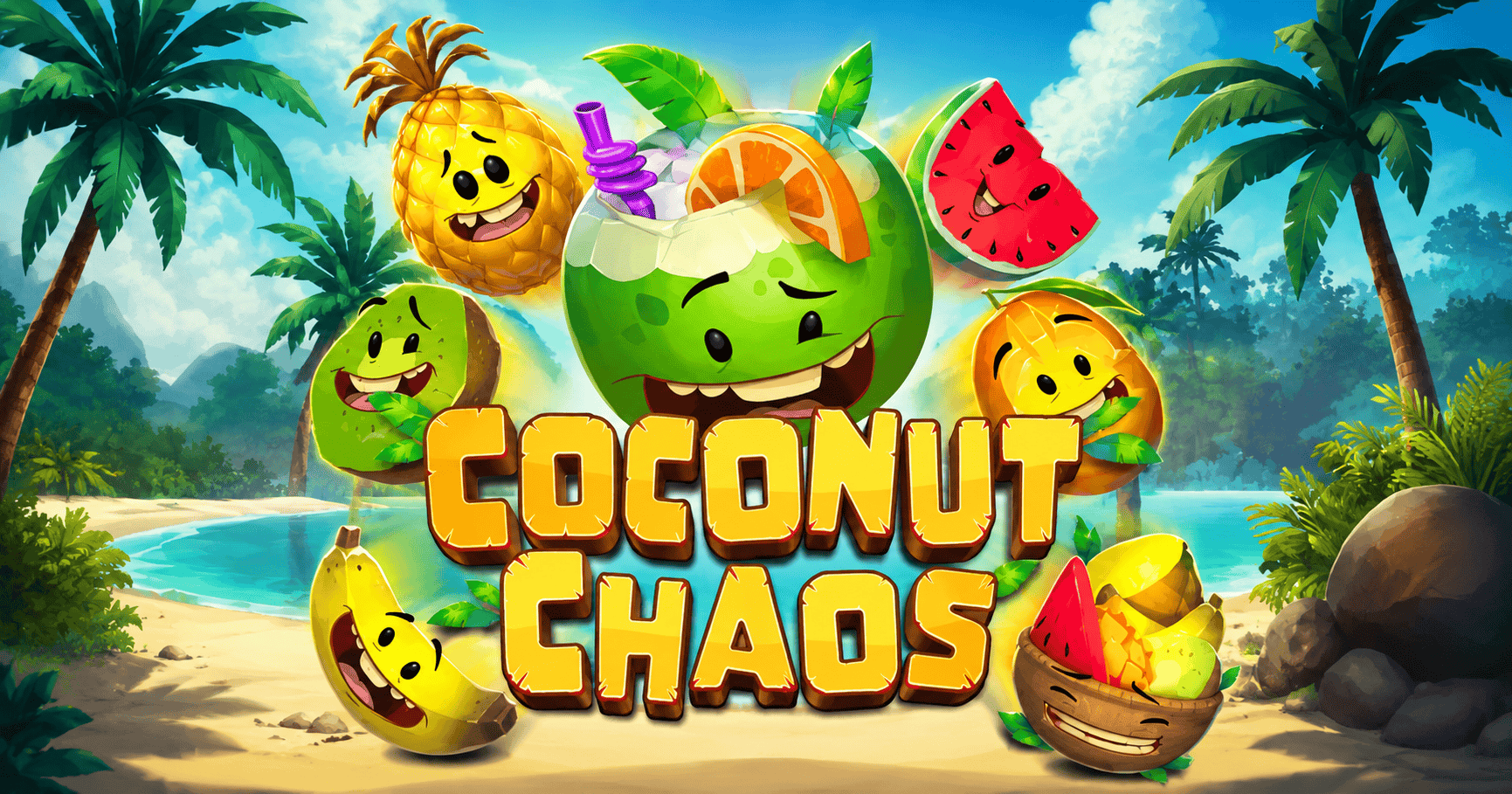 Coconut Chaos Slot Demo by Pineapple Play slot cover image