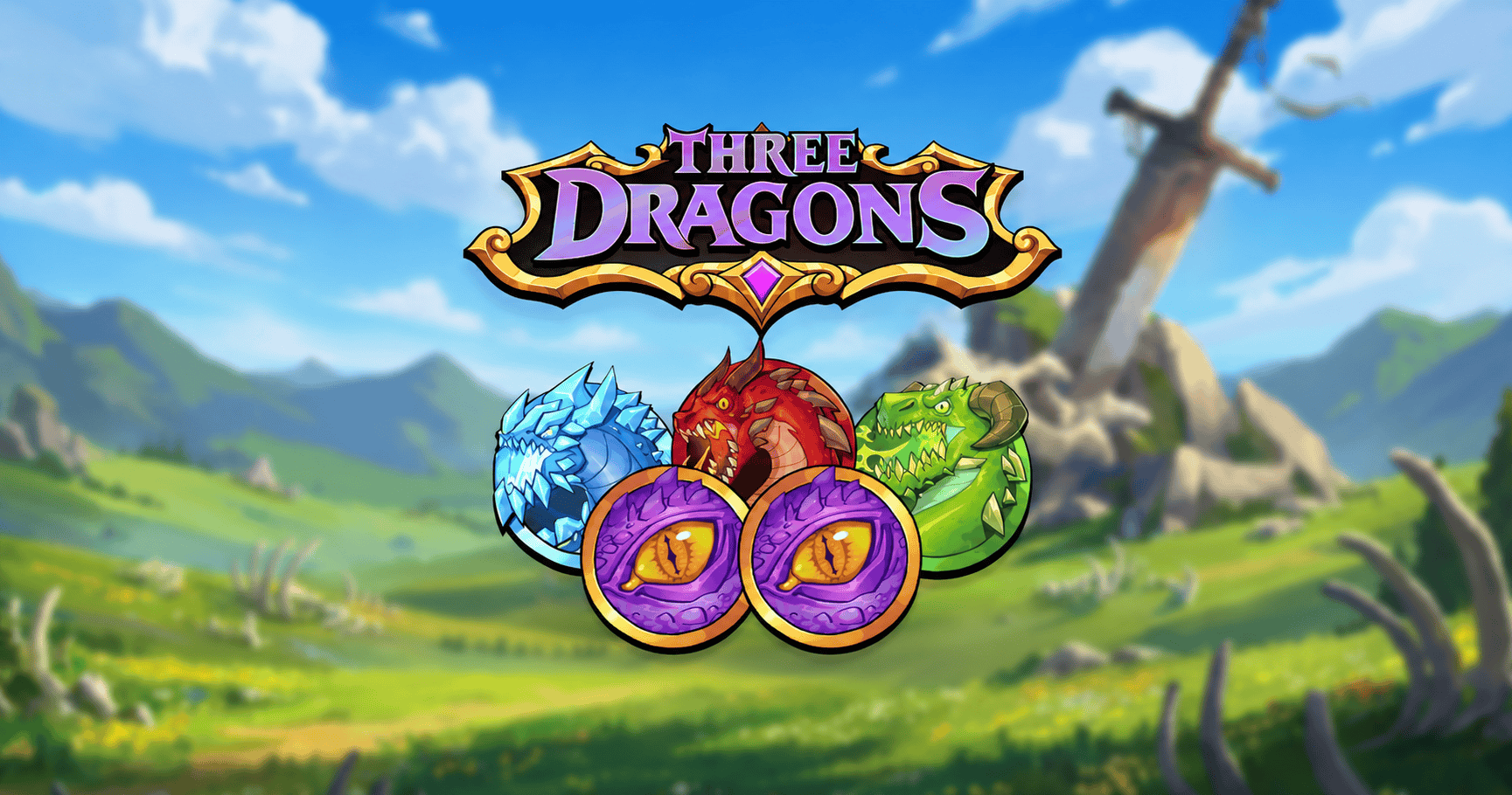 Three Dragons Slot Demo by Pocket Play slot cover image